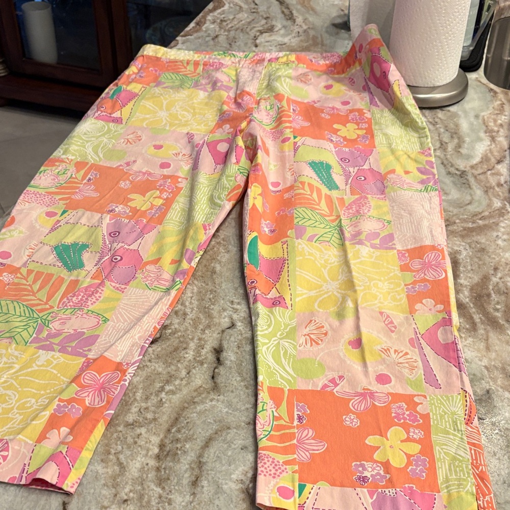 Lilly Pulitzer Vibrant Patchwork women pants
